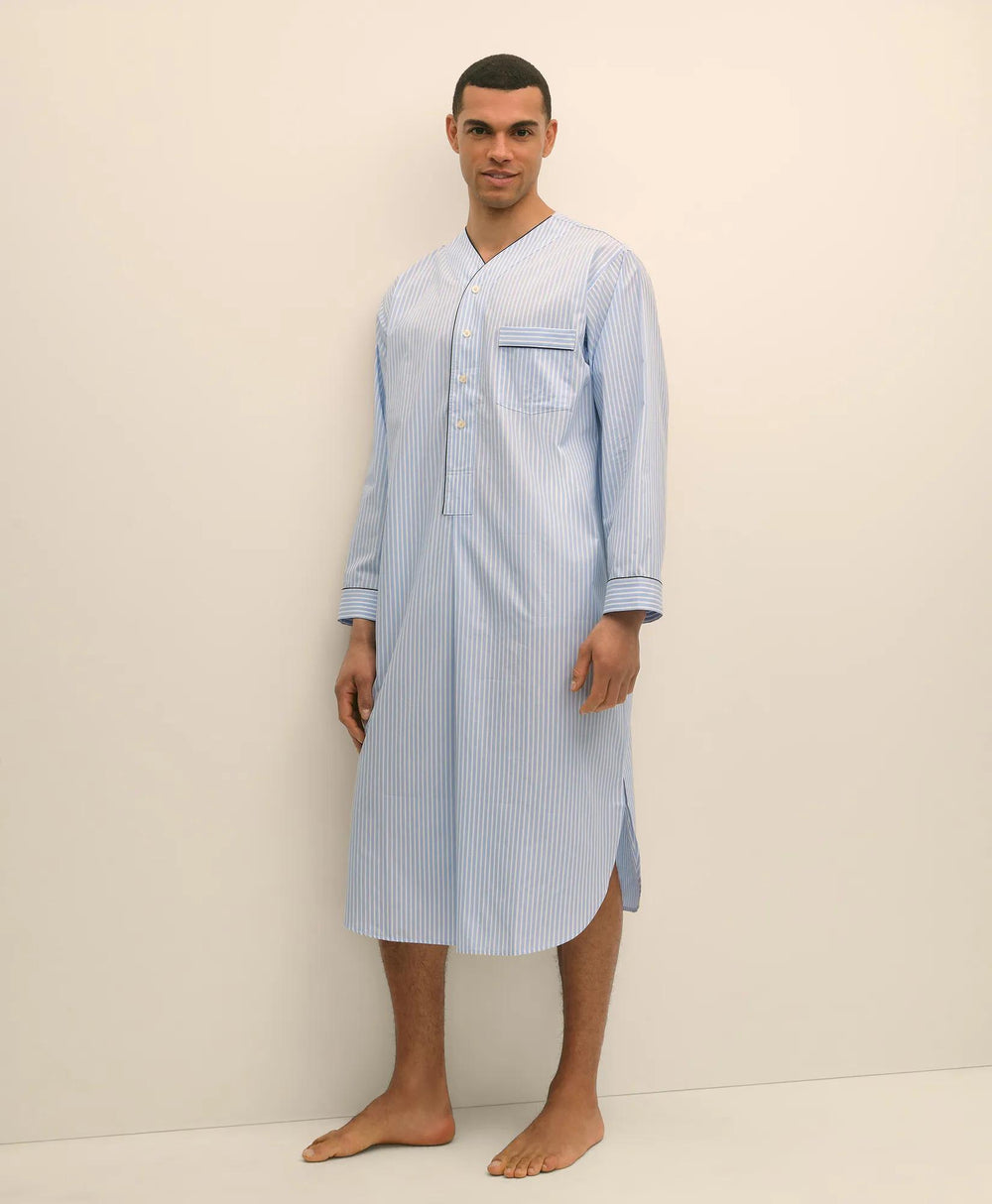 Cotton Broadcloth Striped Nightshirt | Brooks Brothers sale