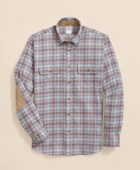 Cotton-Cashmere Flannel Plaid Sport Shirt | Brooks Brothers online shop