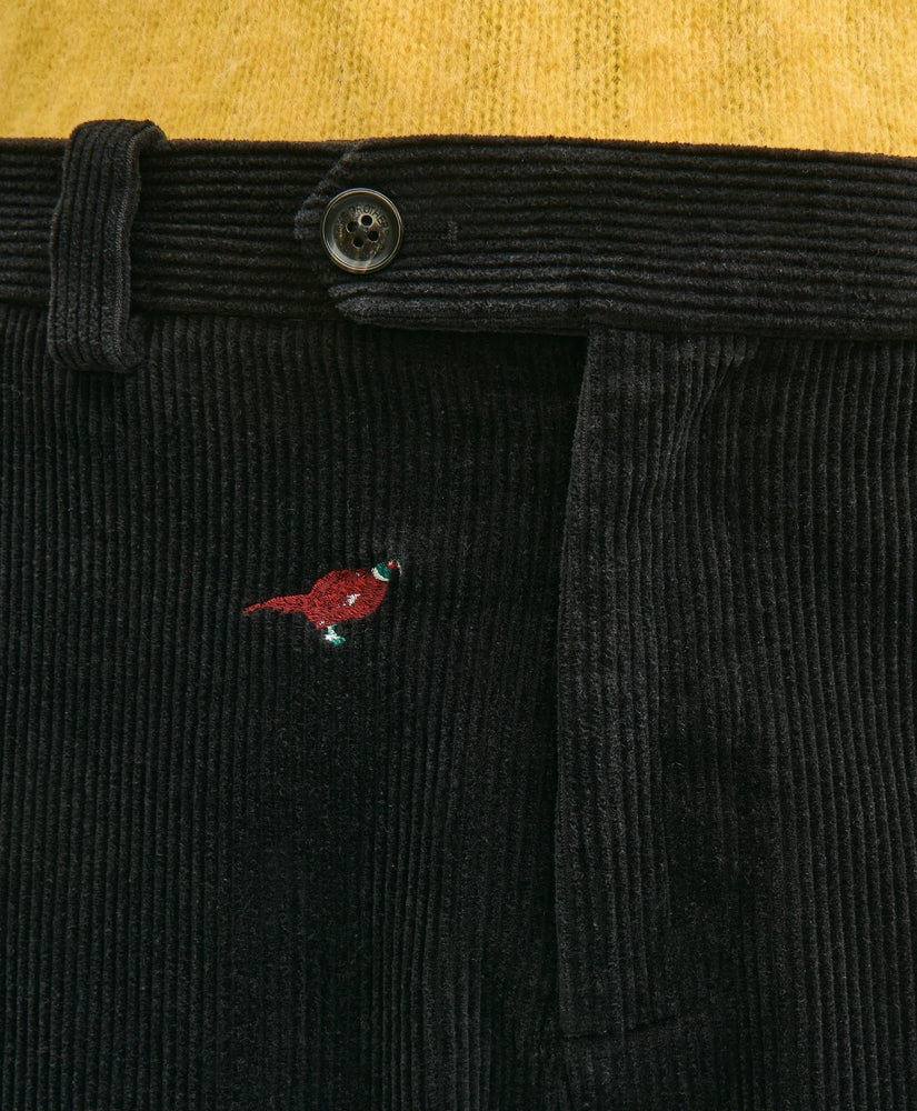 Slim Fit Cotton Corduroy Pheasant-Embroidered Chino | Brooks Brothers sale