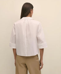 Cotton Dobby Relaxed Dolman-Sleeve Shirt | Brooks Brothers online shop