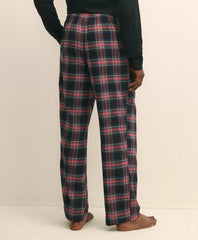 Cotton Flannel Plaid Lounge Pants | Brooks Brothers on sale