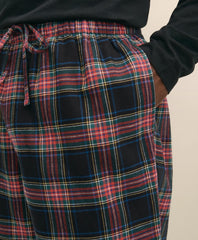 Cotton Flannel Plaid Lounge Pants | Brooks Brothers on sale