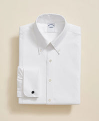 Cotton Oxford Button-Down Collar, Pique Bib Tuxedo Shirt | Brooks Brothers for sale