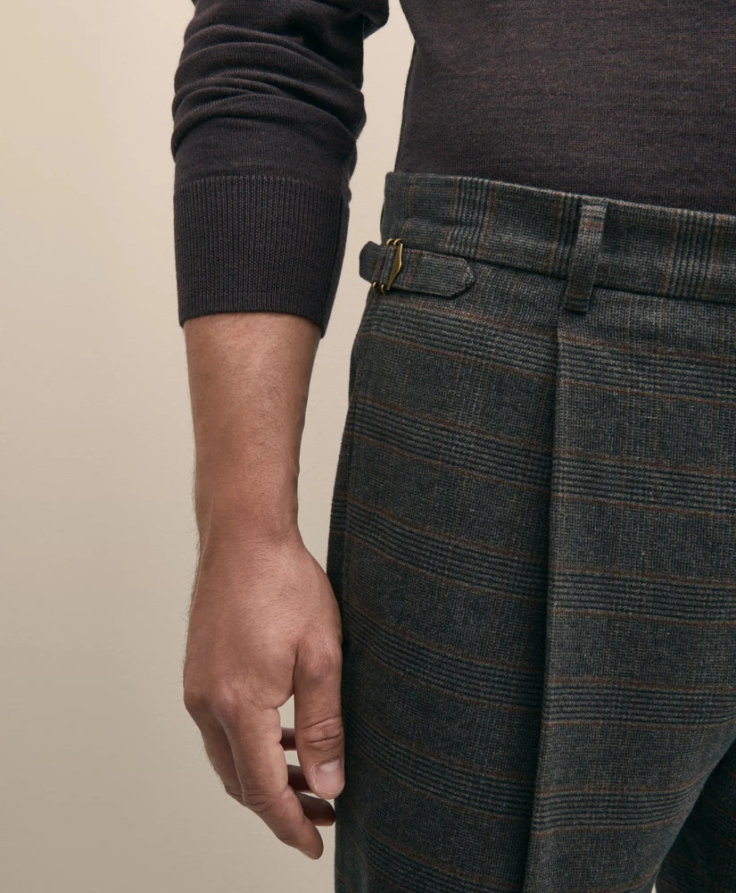 Cotton Pleated Side-Tab Chino | Brooks Brothers online shop