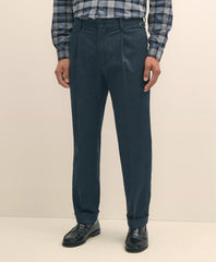Cotton Pleated Side-Tab Chino | Brooks Brothers for sale