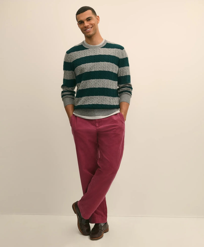 Cotton Relaxed Garment Dyed Corduroy Chino Pants | Brooks Brothers discount