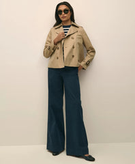 Cotton Twill Wide-Leg Pant | Brooks Brothers discount