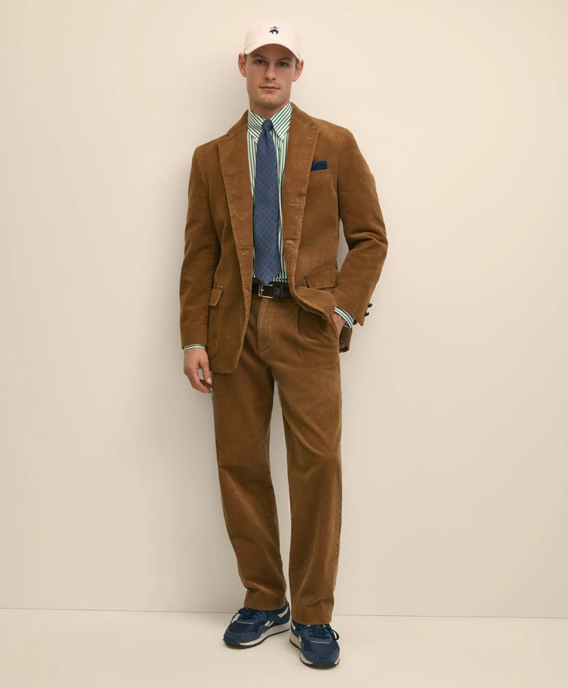 Cotton Wide-Wale Corduroy Pants | Brooks Brothers online