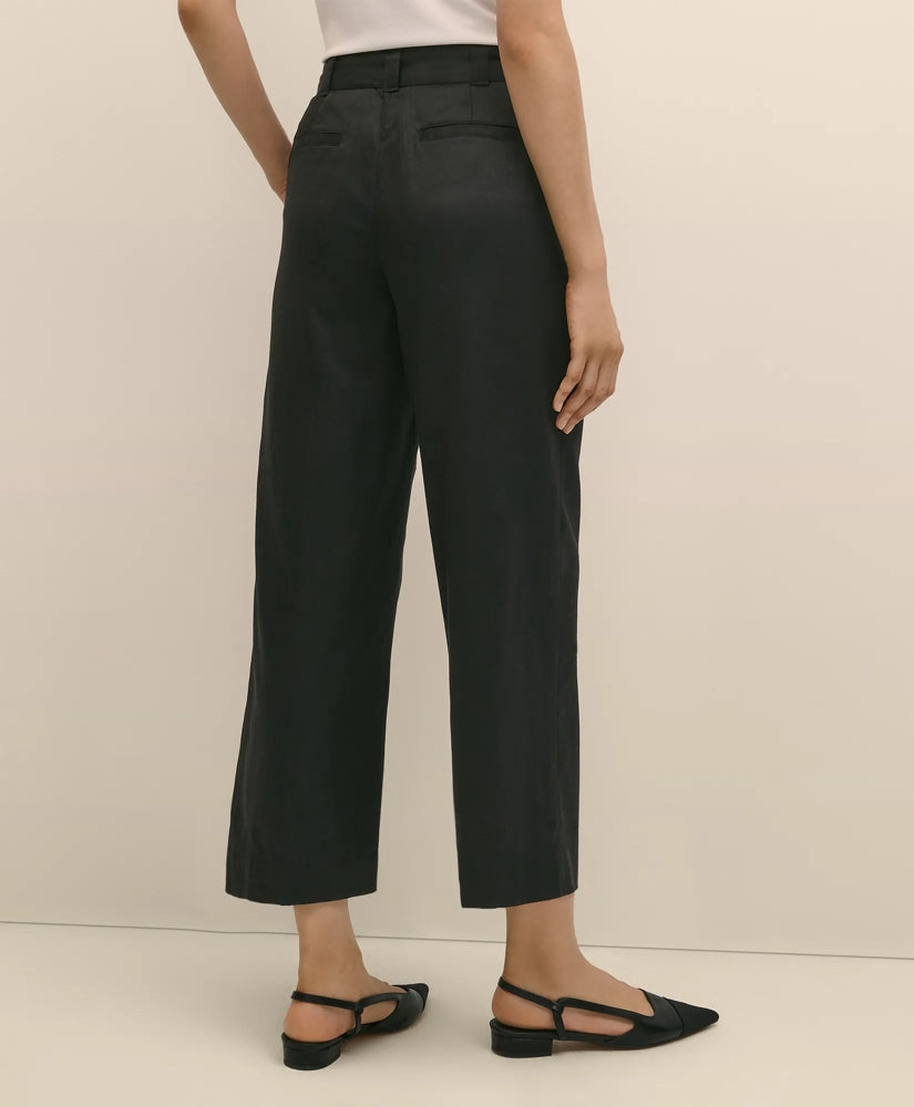 Belted Wide-Leg Utility Pants | Brooks Brothers on sale