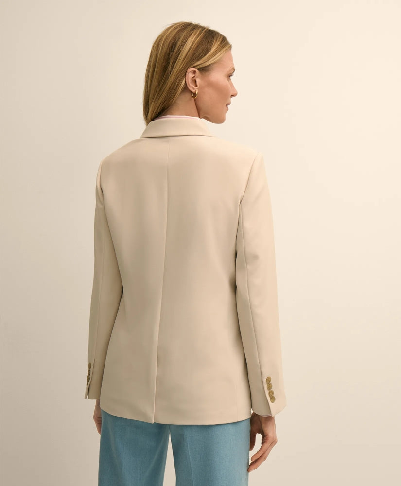 Crepe Relaxed Fit Jacket | Brooks Brothers online