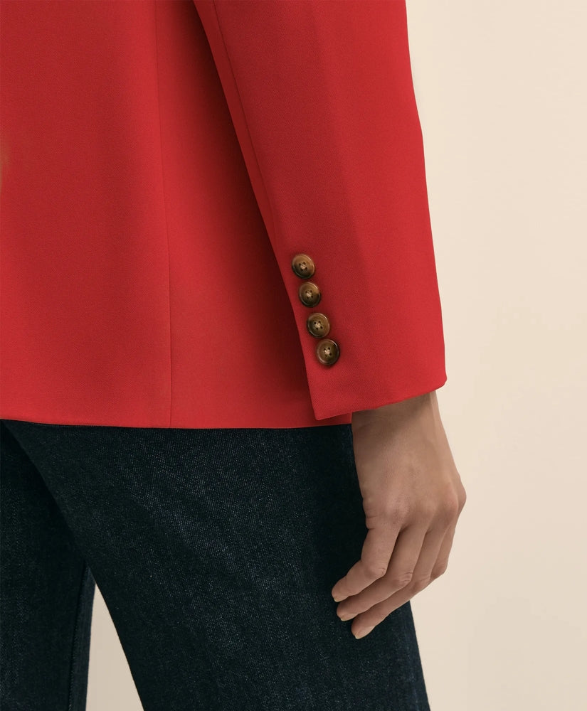 Crepe Relaxed-Fit Jacket | Brooks Brothers for sale