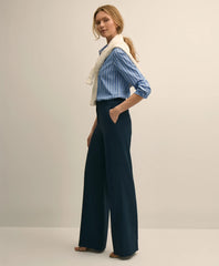 Crepe Wide-Leg Pants | Brooks Brothers cheap