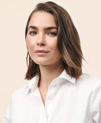 Cropped Shirt in Stretch Supima® Cotton | Brooks Brothers on sale