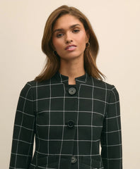 Cropped Windowpane Jacket | Brooks Brothers sale