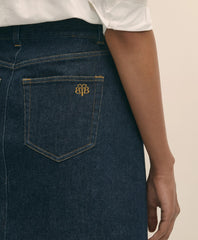 Denim Straight Skirt | Brooks Brothers discount