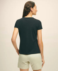 Elevated Cotton Modal Pique T-Shirt | Brooks Brothers online shop