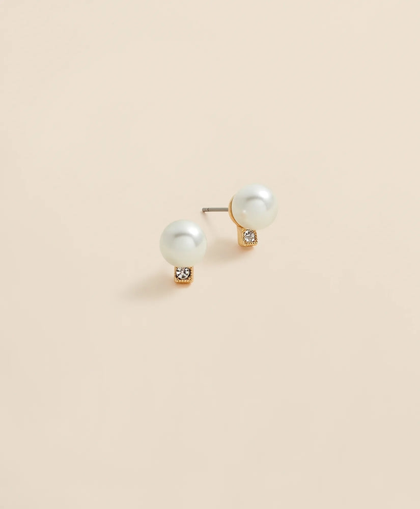 Faux Pearl Stud Earrings | Brooks Brothers sale