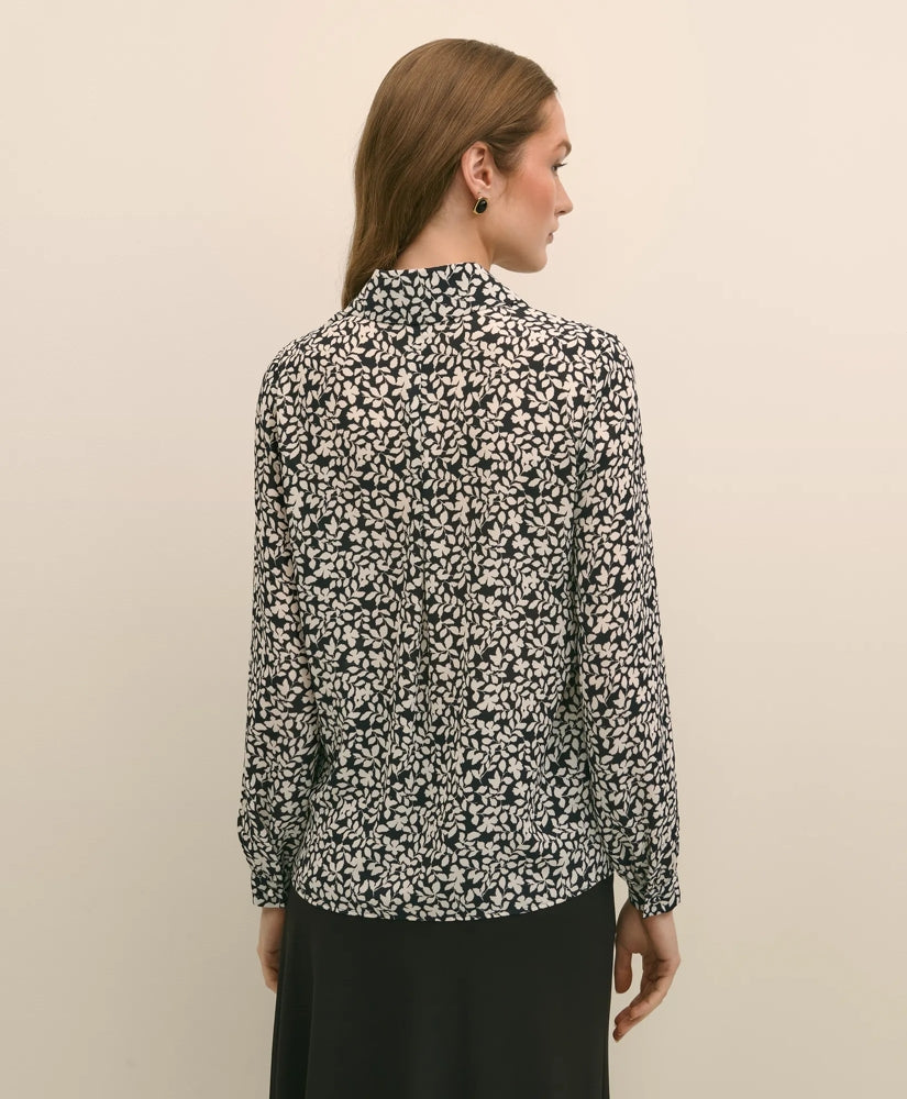 Floral Crepe Blouse | Brooks Brothers online