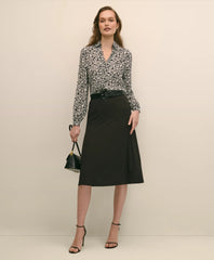 Floral Crepe Blouse | Brooks Brothers online