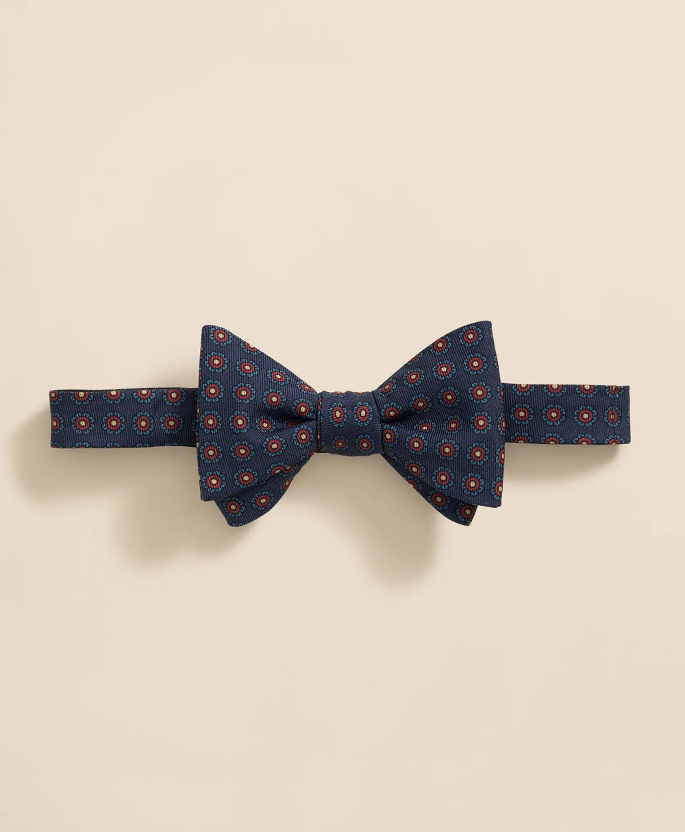 Floral Motif Silk Bow Tie | Brooks Brothers discount