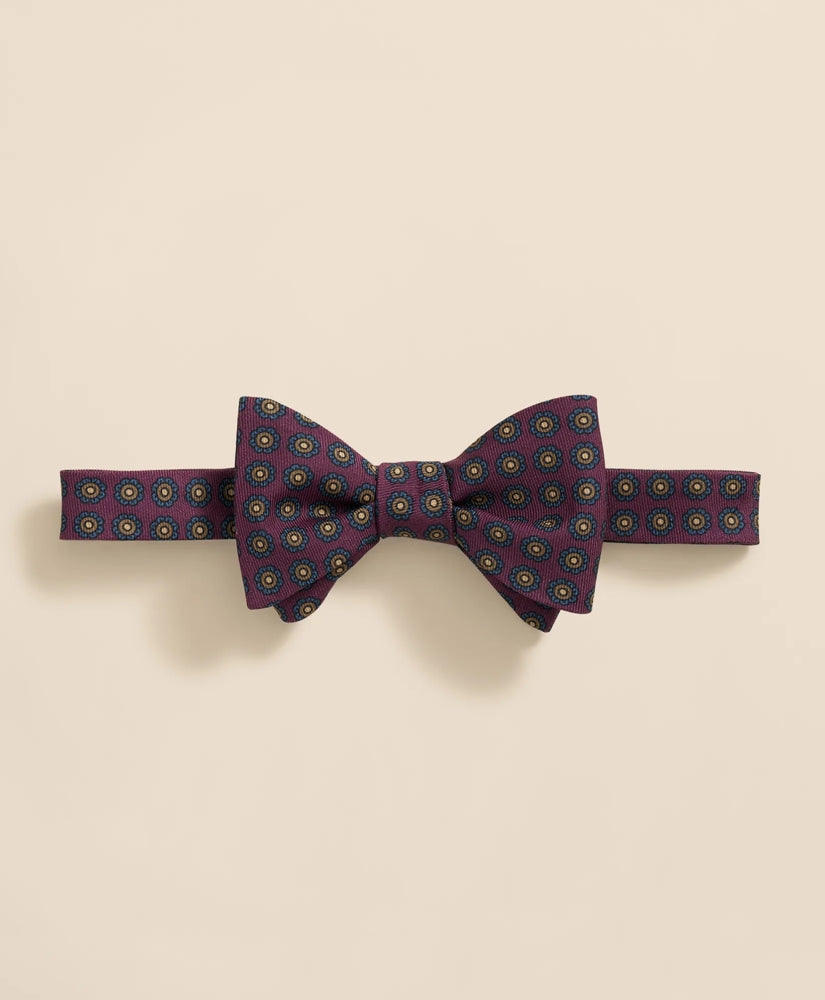 Floral Motif Silk Bow Tie | Brooks Brothers discount