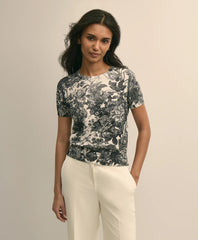 Floral Print Cotton Shell | Brooks Brothers for sale