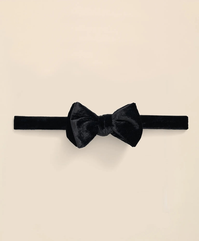 Formal Silk Blend Velvet Bow Tie | Brooks Brothers cheap