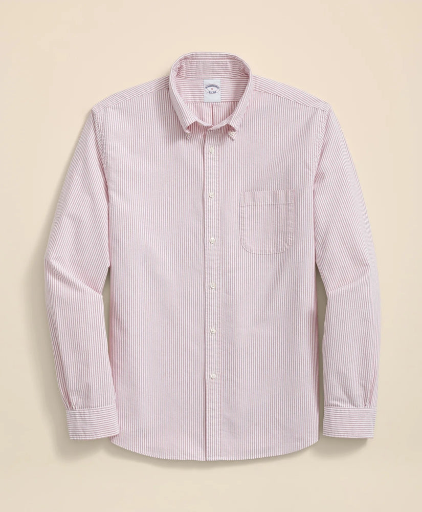 Friday Oxford Shirt, Candy Striped | Brooks Brothers sale