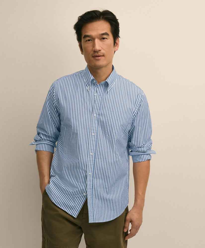 Friday Shirt, Poplin Butcher Striped | Brooks Brothers discount