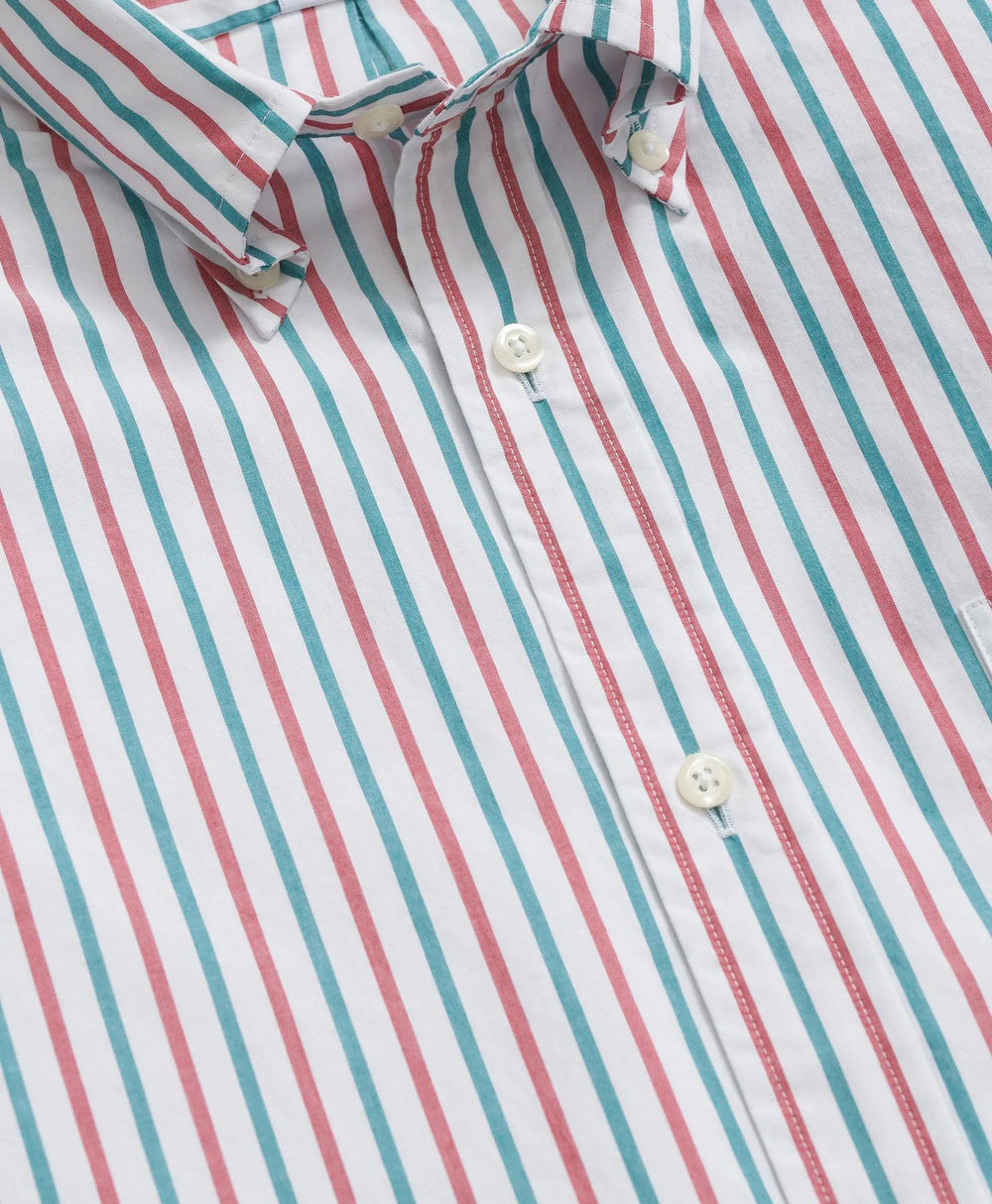 Friday Shirt, Poplin Holiday Stripe | Brooks Brothers discount