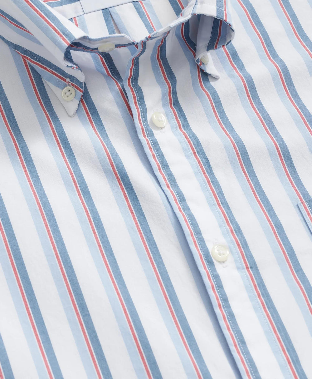 Friday Shirt, Poplin Short-Sleeve Ribbon Stripe | Brooks Brothers for sale
