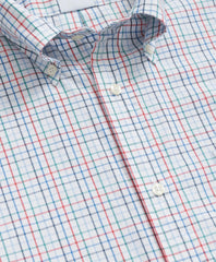 Friday Shirt, Poplin Short-Sleeve Tattersall | Brooks Brothers cheap