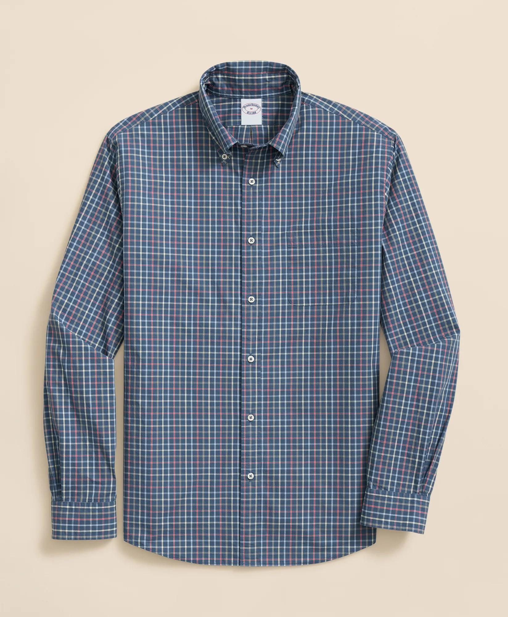 Friday Shirt, Poplin Windowpane | Brooks Brothers on sale