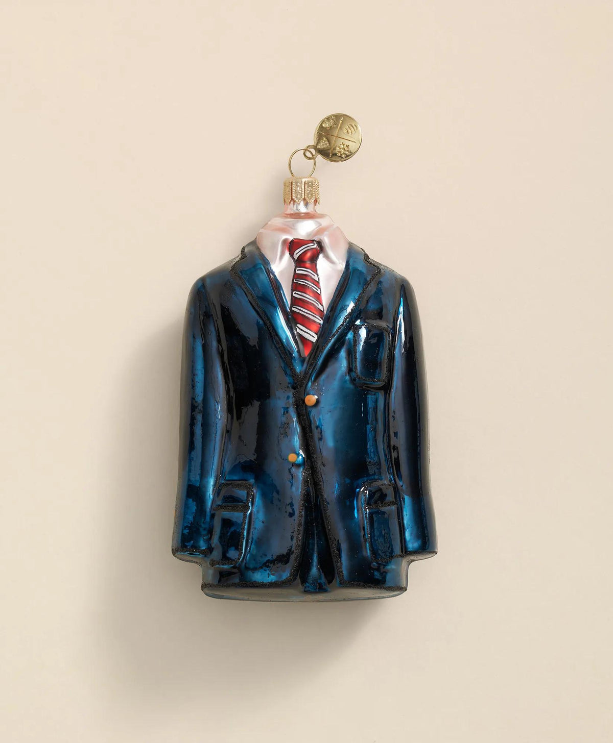 Glass BB Suit Ornament | Brooks Brothers online shop