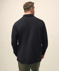 Golden Fleece® Big & Tall Stretch Supima® Long-Sleeve Polo Shirt | Brooks Brothers online shop