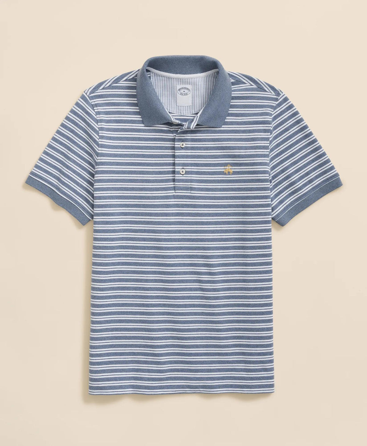 Golden Fleece® Stretch Supima® Cotton Striped Polo Shirt | Brooks Brothers discount