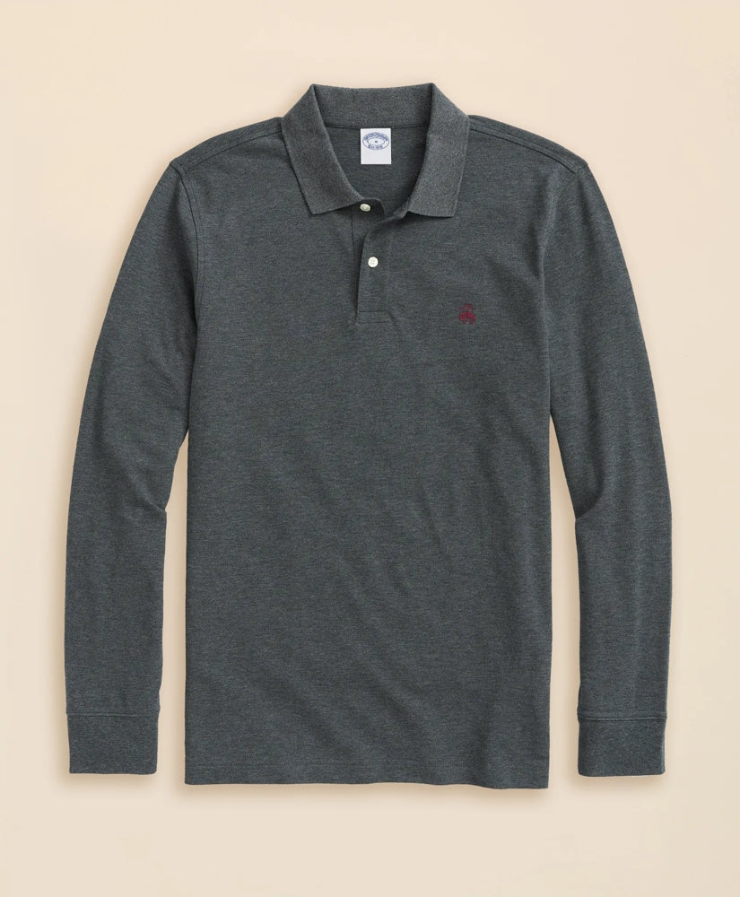 Golden Fleece® Stretch Supima® Long-Sleeve Polo Shirt | Brooks Brothers for sale