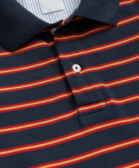 Golden Fleece® Stretch Supima® Long-Sleeve Striped Polo Shirt | Brooks Brothers online