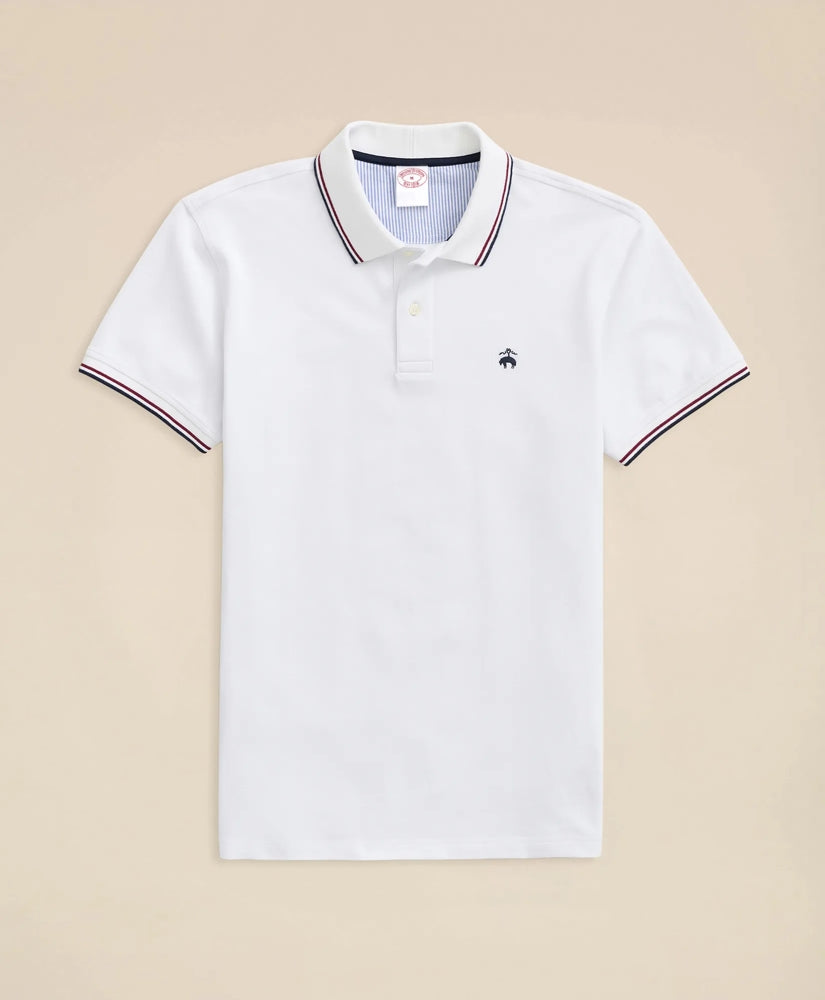 Golden Fleece® Supima® Tipped Polo Shirt | Brooks Brothers on sale