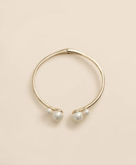 Gold-Tone Faux-Pearl Bangle | Brooks Brothers online shop