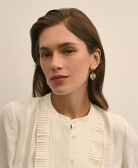 Heart Charm Gold-Toned Earrings | Brooks Brothers sale