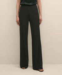 High-Waisted, Elastic Back Matte Jersey Pants | Brooks Brothers cheap