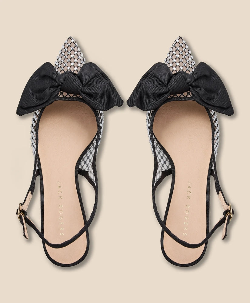 Jack Rogers Debra Jeweled Kitten Heel Slingbacks | Brooks Brothers discount