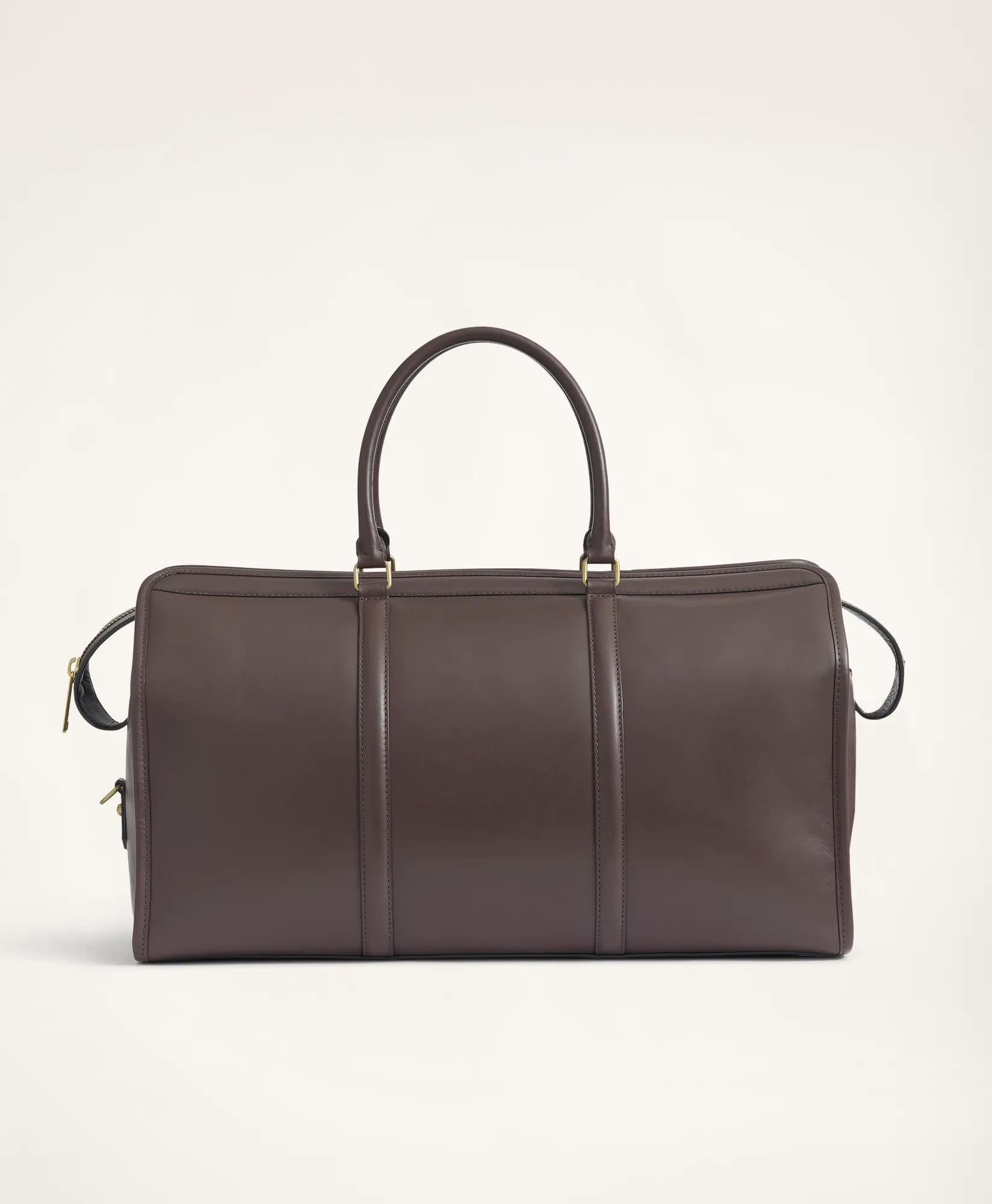 Leather Duffle Bag | Brooks Brothers online shop