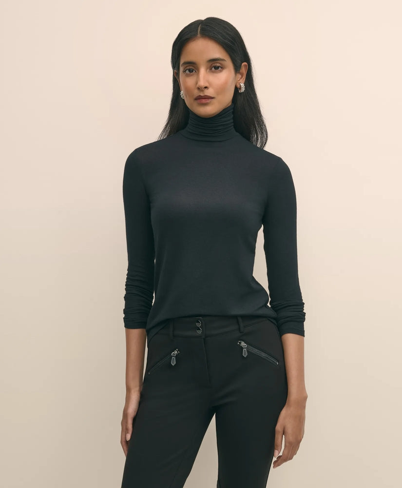 Lightweight Modal Cashmere Turtleneck | Brooks Brothers online shop