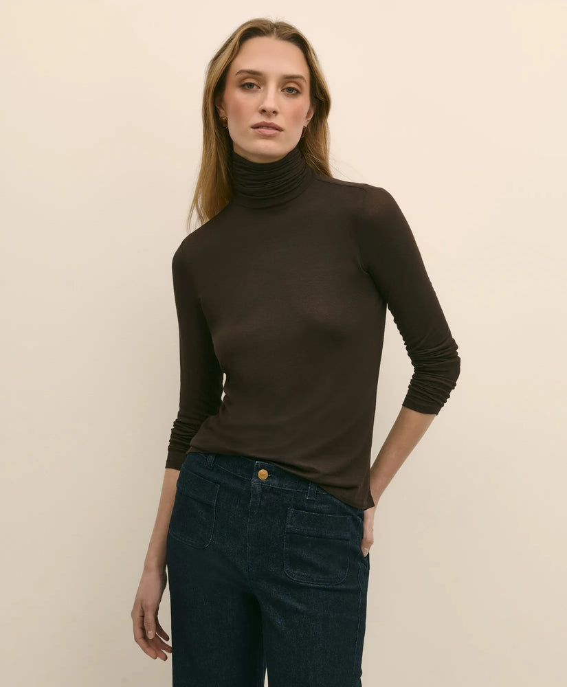 Lightweight Modal Cashmere Turtleneck | Brooks Brothers online shop