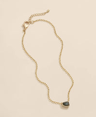 Loni Paul Asymmetrical Labradorite Bar Necklace in 14K Plated Gold | Brooks Brothers for sale