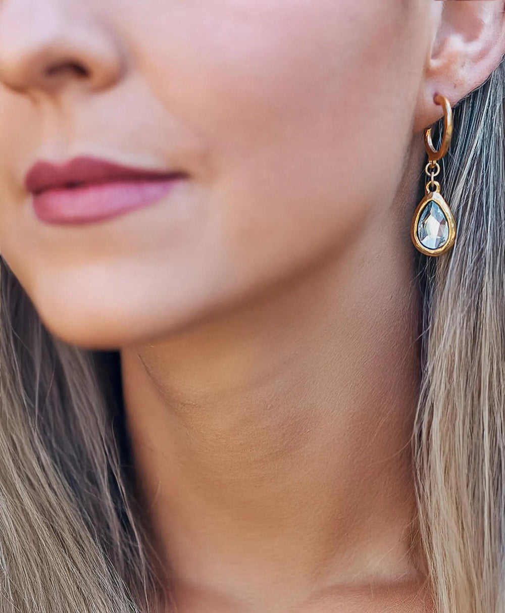 Loni Paul Crystal Teardrop Earrings | Brooks Brothers cheap
