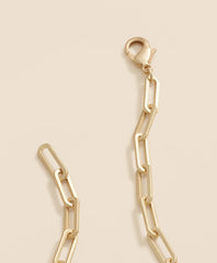 Loni Paul Paperclip Layering Chain in Matte 14K Plated Gold | Brooks Brothers online shop