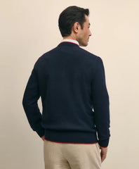 Men's Lunar New Year Merino Wool-Blend Intarsia Crewneck Sweater | Brooks Brothers for sale